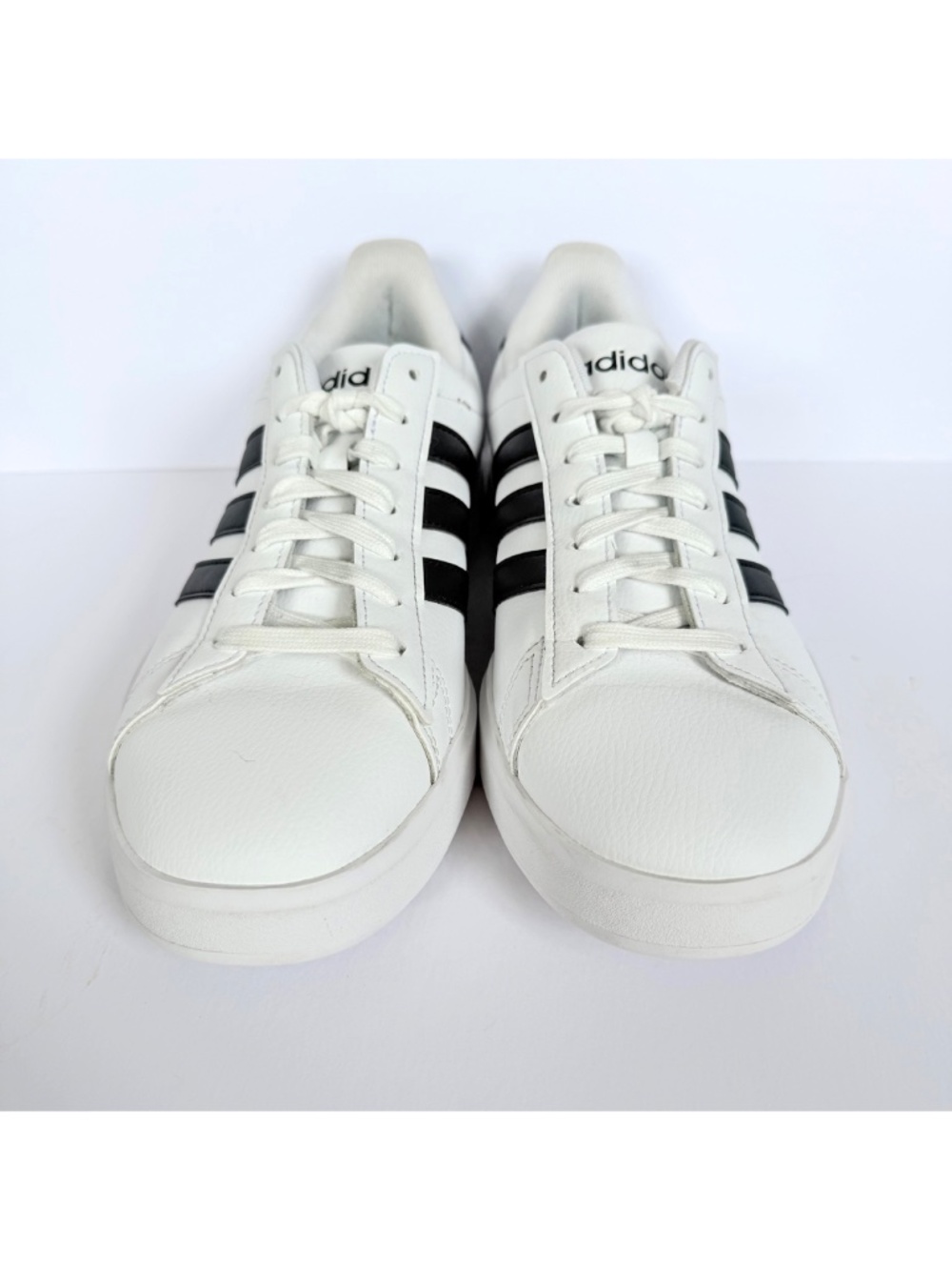 Adidas Women's Grand Court 2.0 Sneakers - Cloud White/Core Black Sz 8.5 - Picture 3 of 10